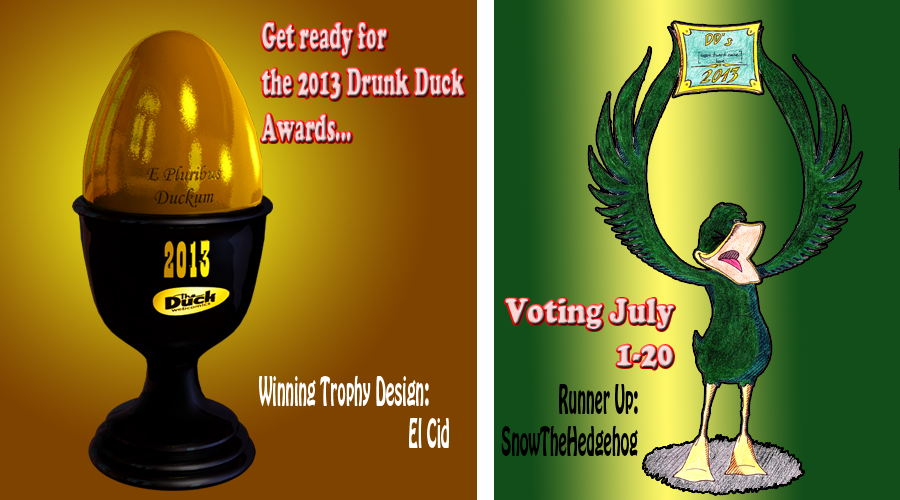 The Drunk Duck Awards 2013! (You're Invited)