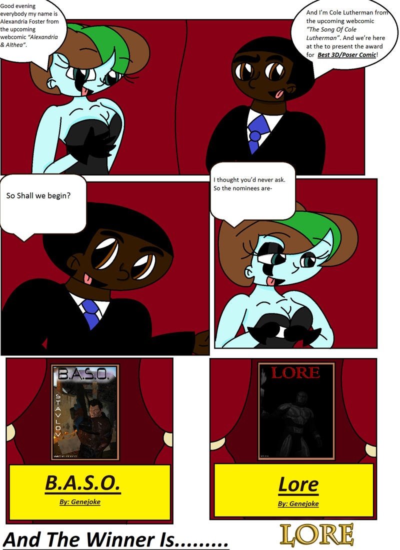 Best 3D/Poser Comic presented by AnisykesComics