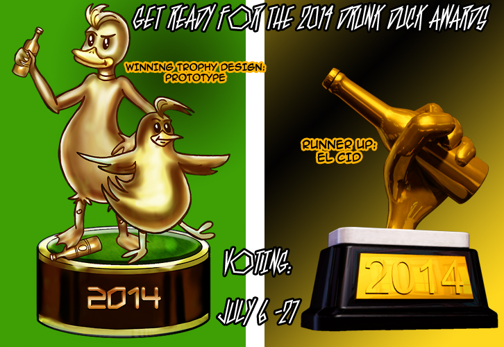 The 2014 Drunk Duck Awards (You're Invited)