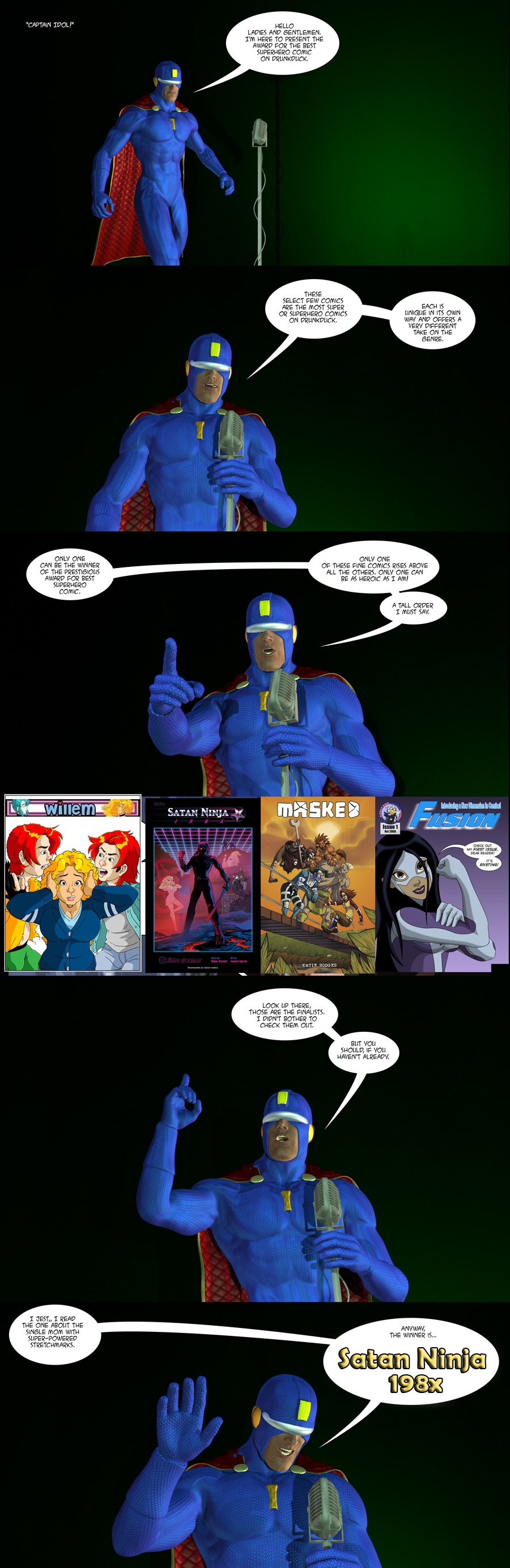 Best Superhero Comic presented by Genejoke 