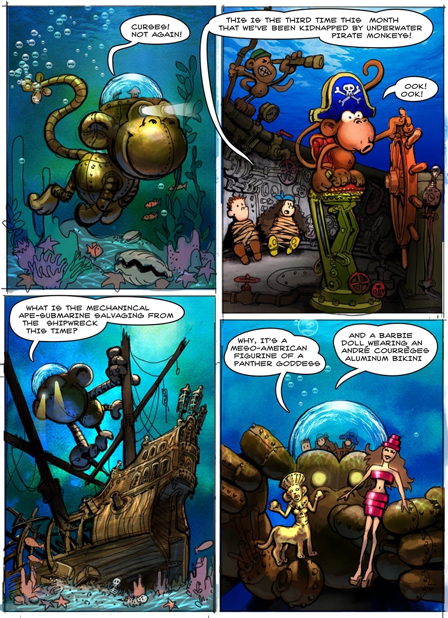 FYC: Underwater Pirate Monkeys