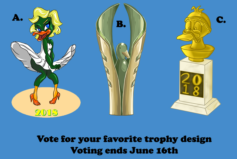 Vote for Your Favorite Trophy Design!