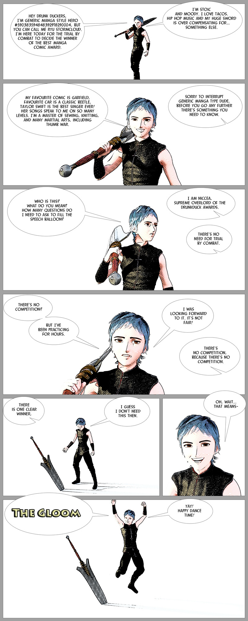 Best Manga Style Comic presented by Genejoke