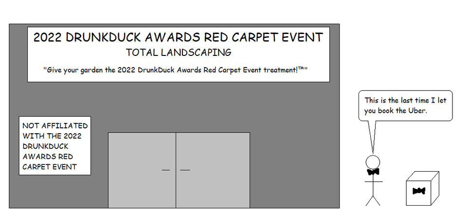 Backstage: Meanwhile at the Other Red Carpet