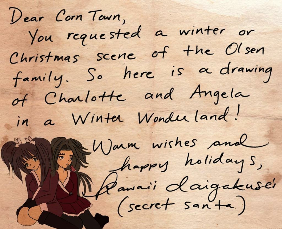 Secret Santa Letter To Corn Town