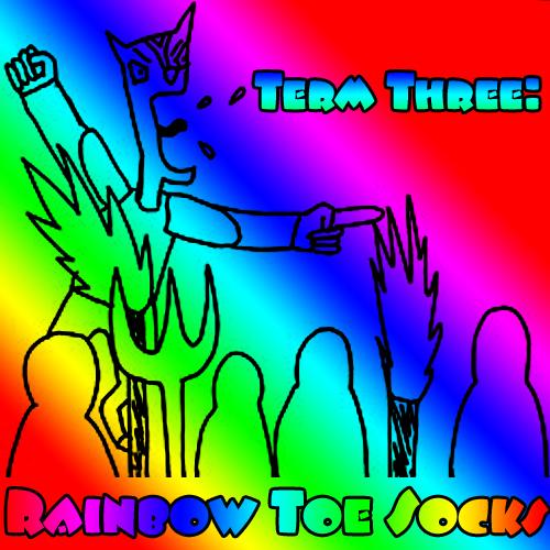 Term Three: Rainbow Toe Socks