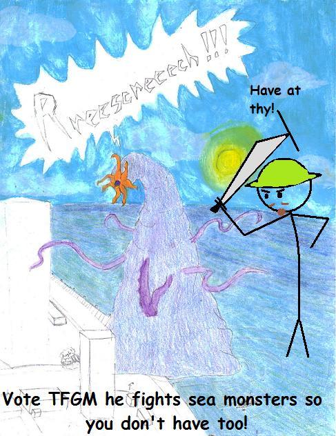 Vote for the Flying Green Monkey