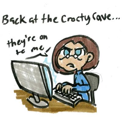 Back at the Crocty Cave...