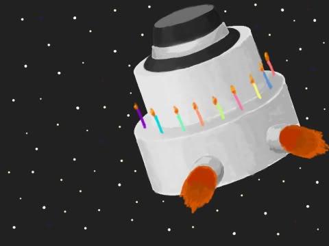 Salsa's Birthday Cake