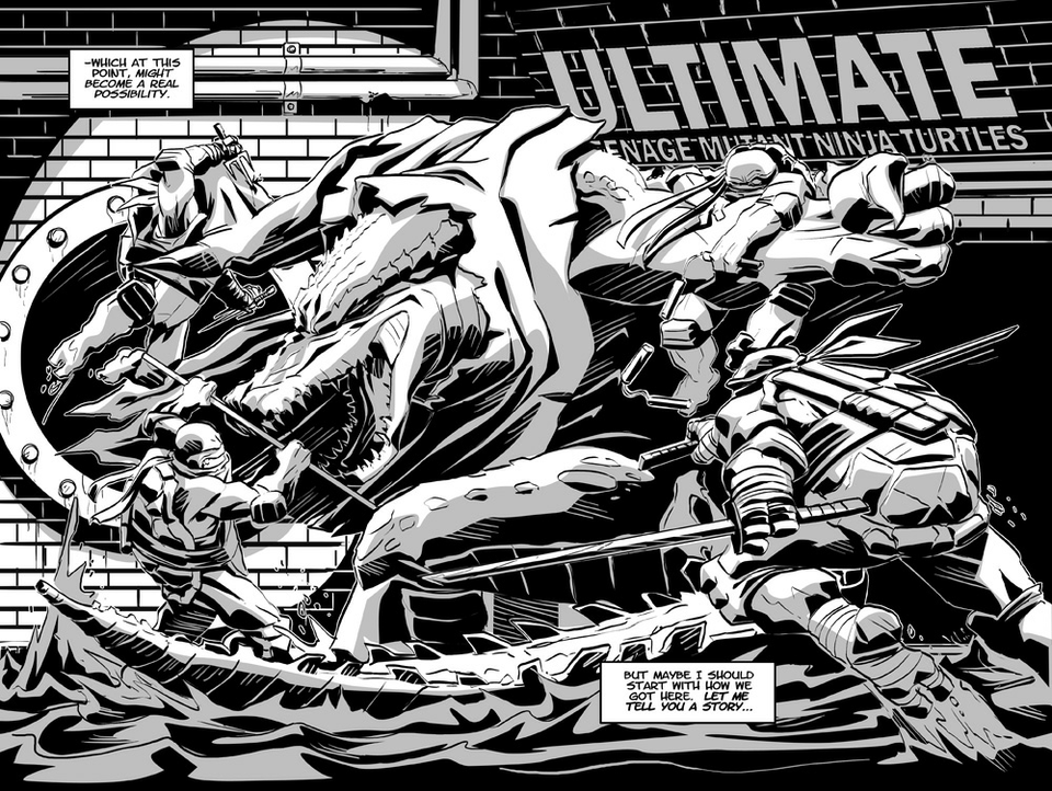 Ultimate Teenage Mutant Ninja Turtles Issue # 1 - Page 2 & 3