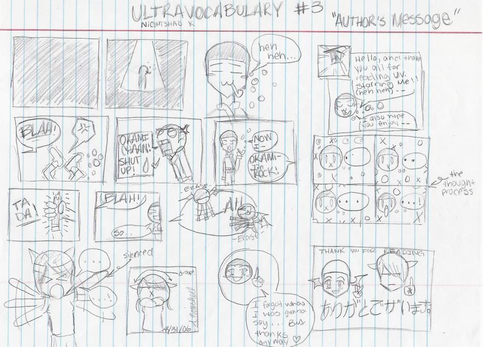 ULTRAVOCABULARY #3- Author's Message