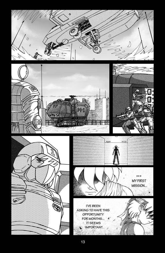 Survival N°1, Page 13.