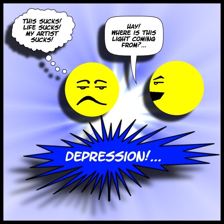 Page 2 (Actully 3): Emoticon Theater: "Depression!..."