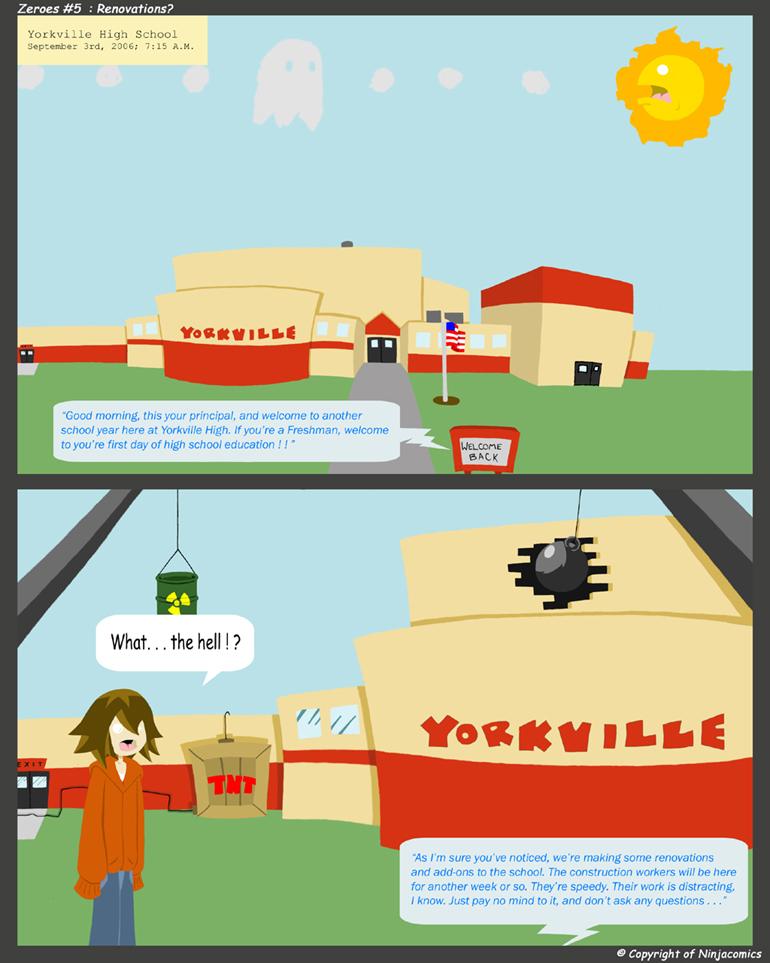 Zeroes 5: Renovations?