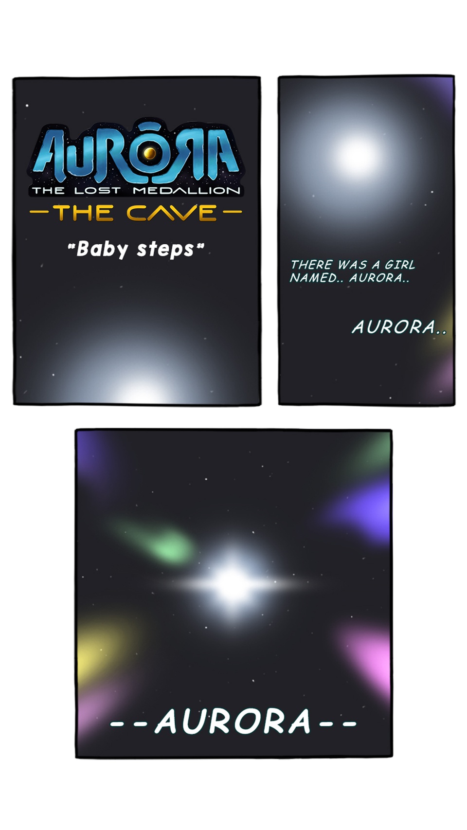 Aurora The Lost Medallion The Life in the Cave Page 1