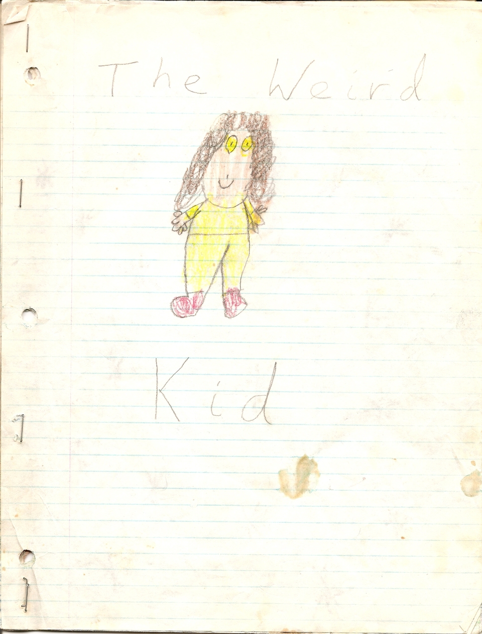 The Weird Kid original Page 1