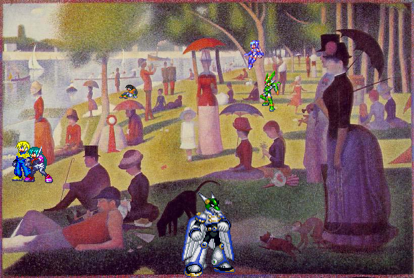 A Sunday Afternoon of the Island of La Grande Jatte by Georges Seurat