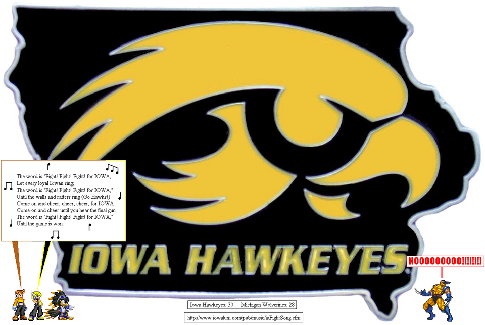 Fight, Fight, Fight!  Iowa!