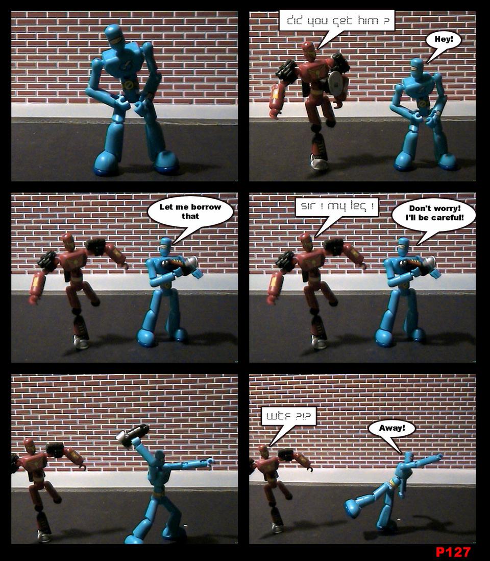 [P127] My Leg!!!