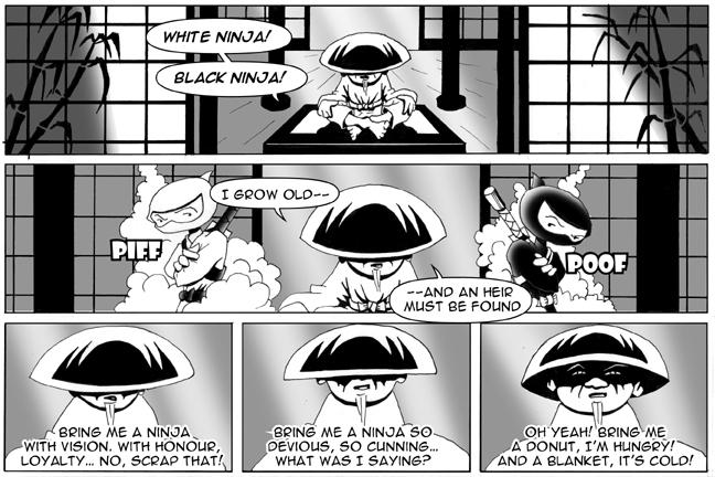 Page 10: Enter the Master Ninja