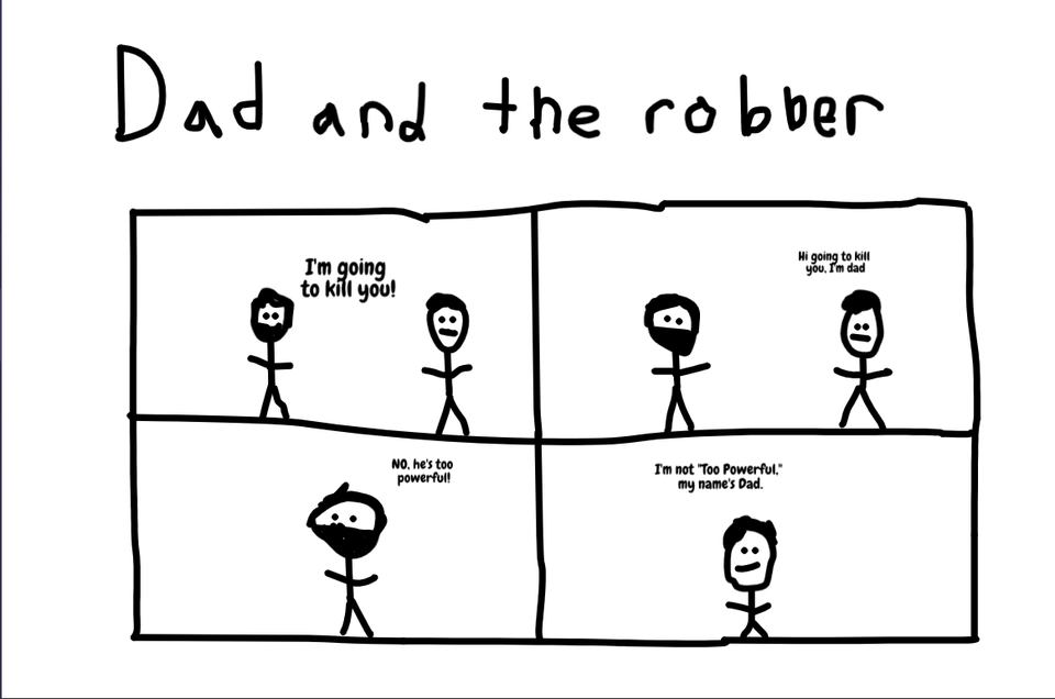 Dad and the Robber