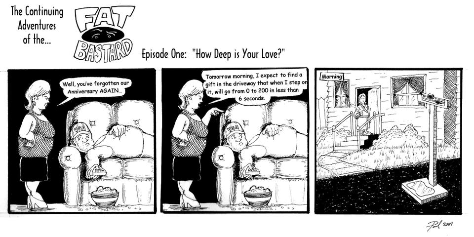 Strip #1: How Deep is Your Love?