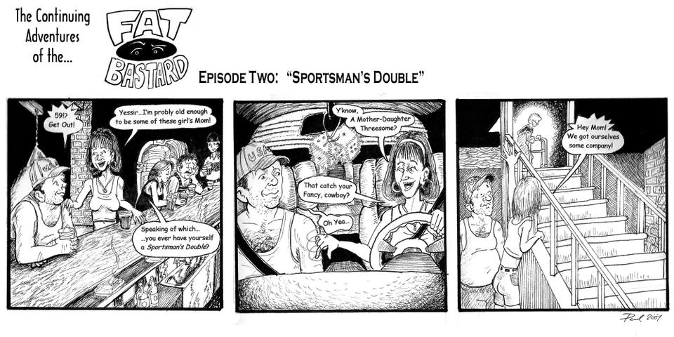 Strip #2: "Sportsman's Double"