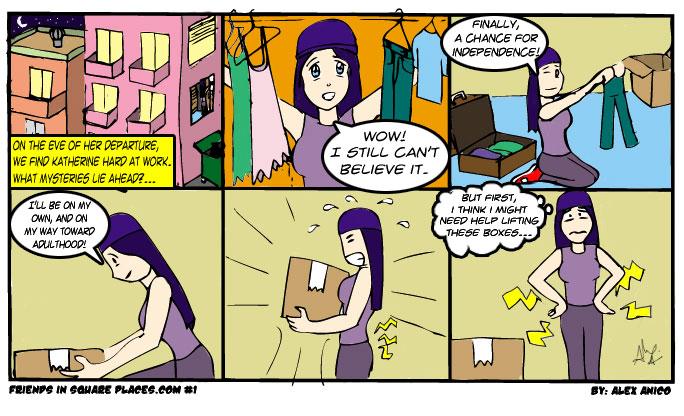 Comic 1 "Everybody needs a hand!"