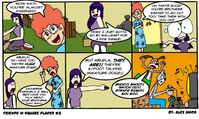 Comic2 "Huge Immature Dogs"