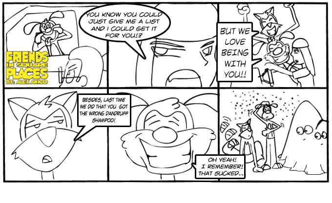 Comic 5 "Dry Scalp & Company"