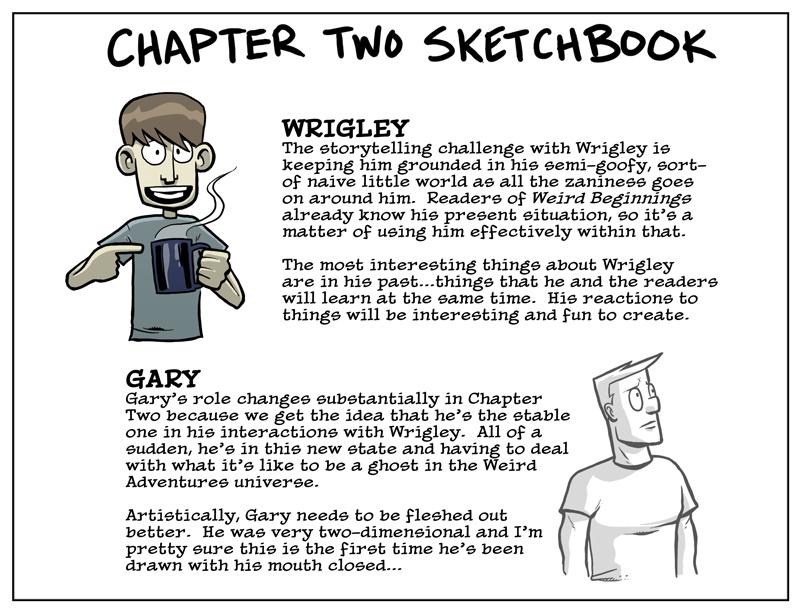 Bonus Materials 3: Chapter Two Sketchbook - Wrigley and Gary