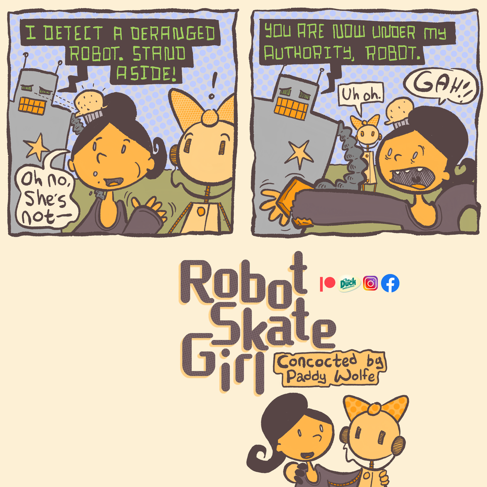 Robot Skate Girl, ROBOT INSANITY!!! part 3, page 3