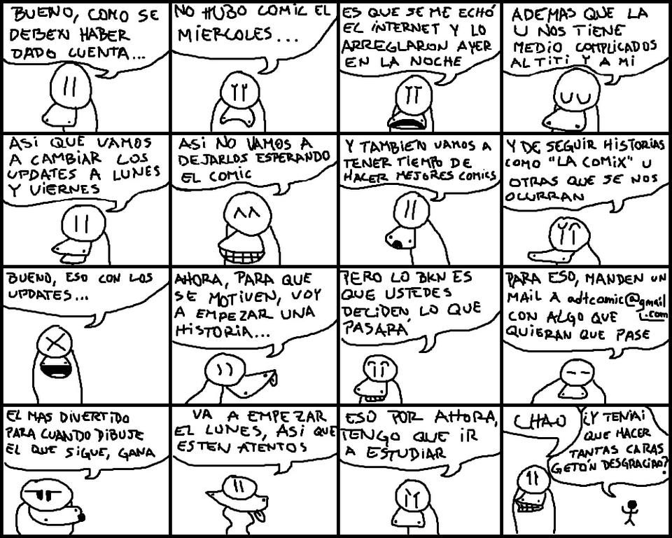 que paso el miercoles? y Cambio de updates