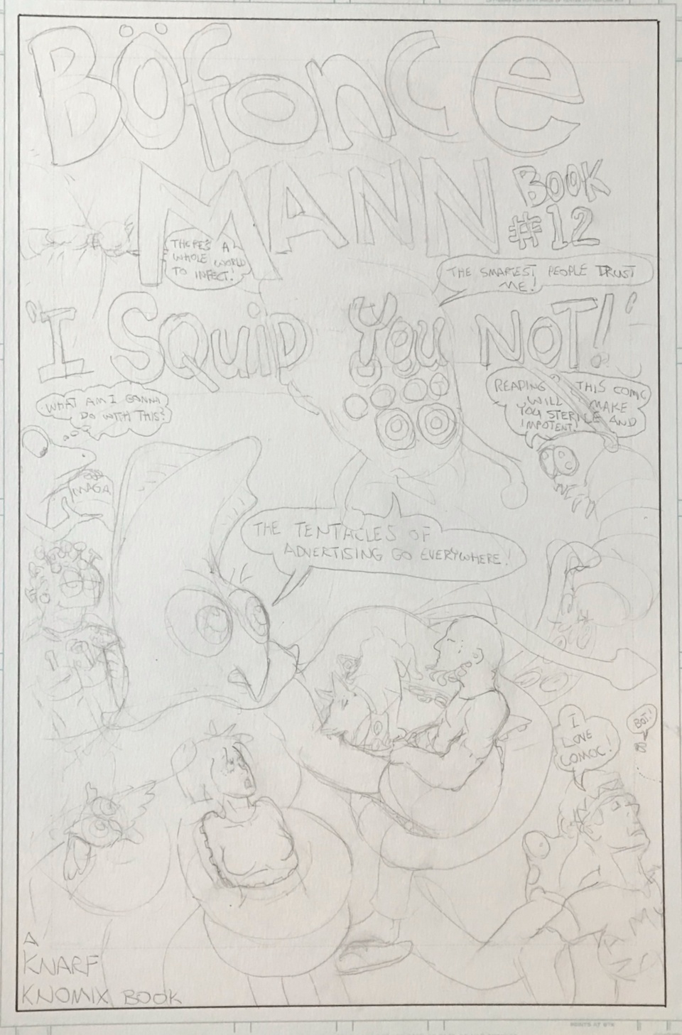 Cover book 12 sketch