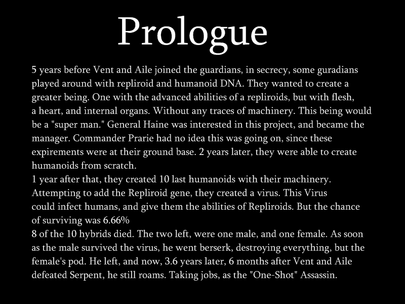 ZX:A Prologue