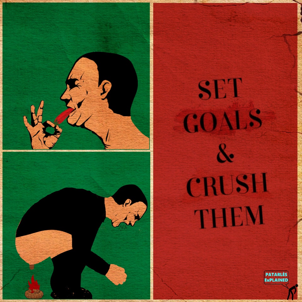 set goals and crush them