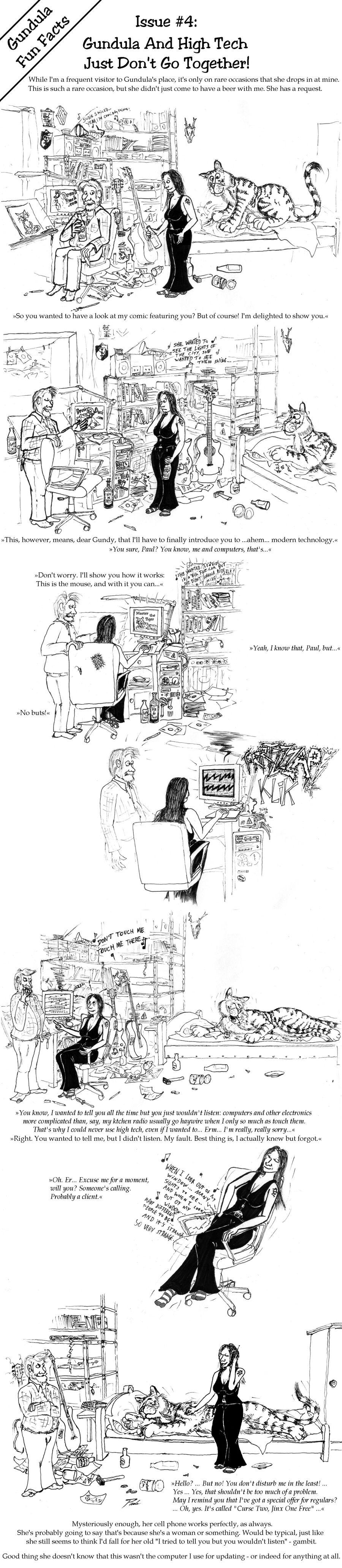 Gundula Fun Facts IV - Gundula vs. Modern Technology