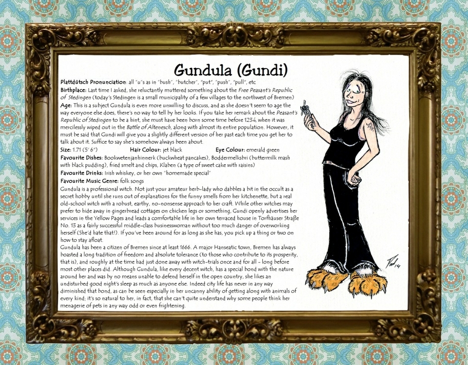 Character Sheet 1/9: Gundula