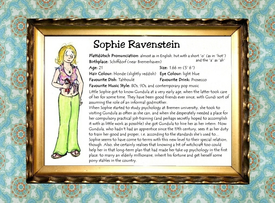 Character Sheet 4/9: Sophie