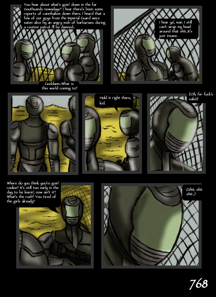 Stopped in your tracks