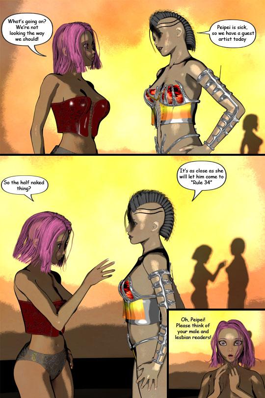 Strip from guest artist, Anubis.