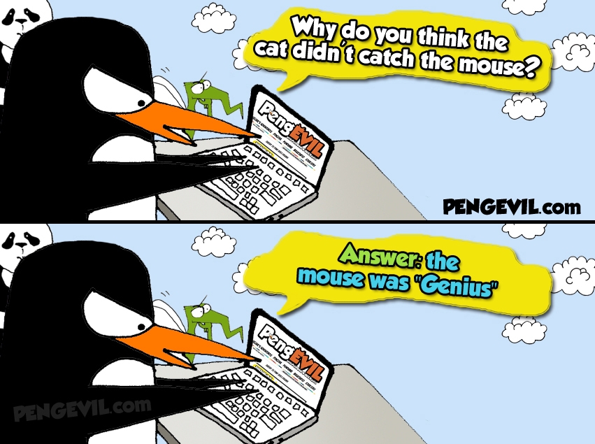 Why the cat didn't catch the mouse