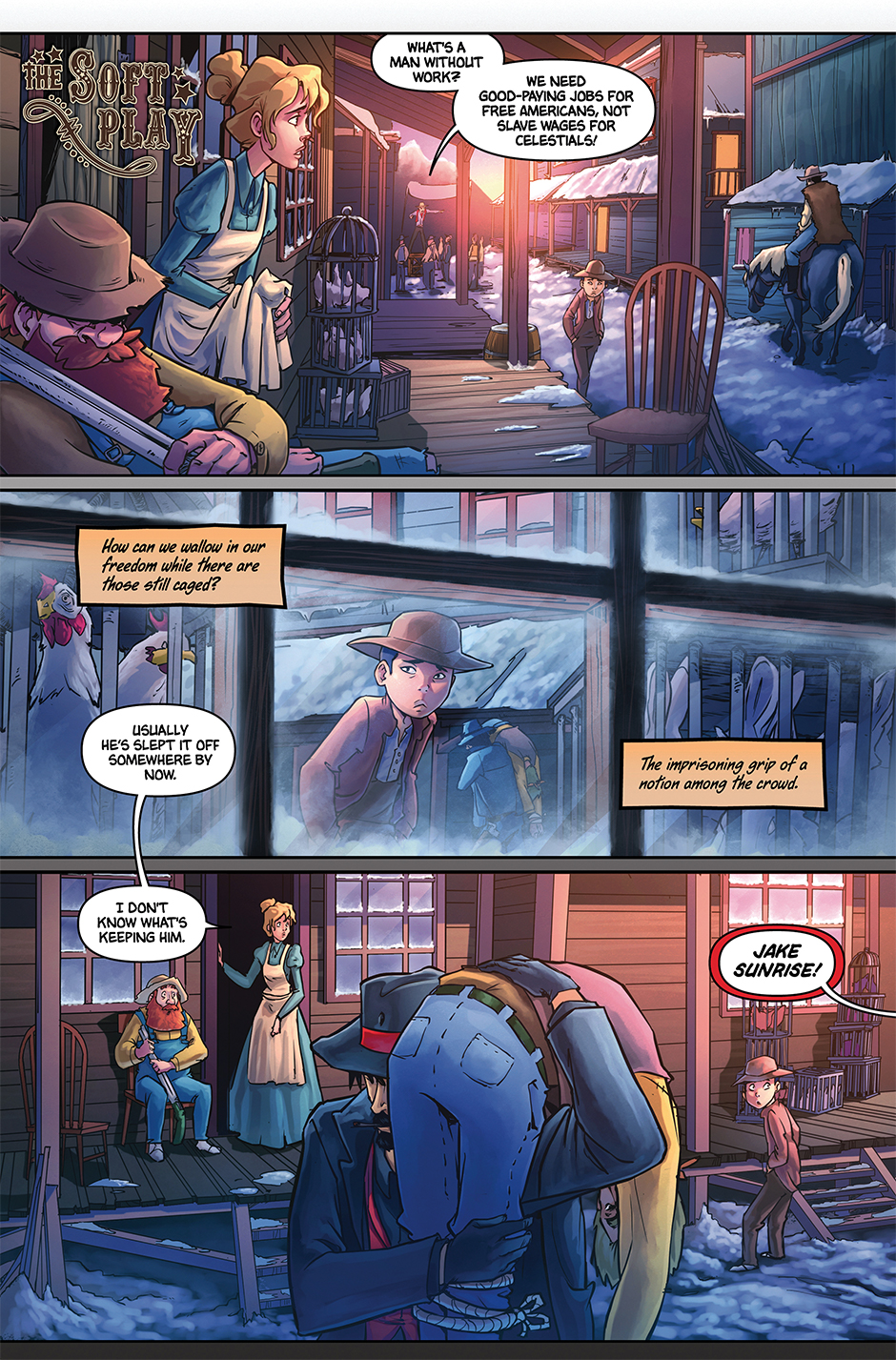 THE SOFT PLAY, ACT I: PAGE 01