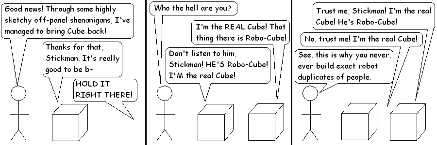  Impostor! Or, Cube Disappears #3.