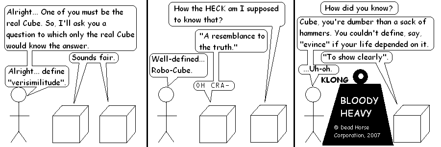  Verisimilitude, Or Cube Disappears #4.