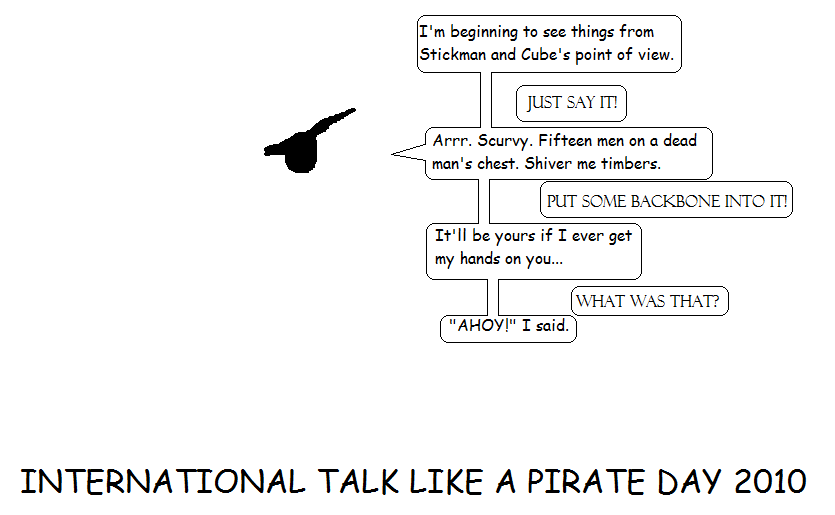  Cap'n Invisible. Or, International Talk Like A Pirate Day 2010.