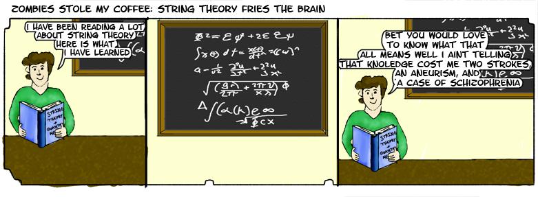 string theory = doom