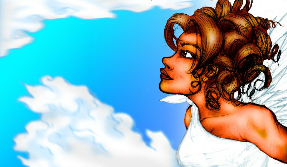 Blue sky Angela