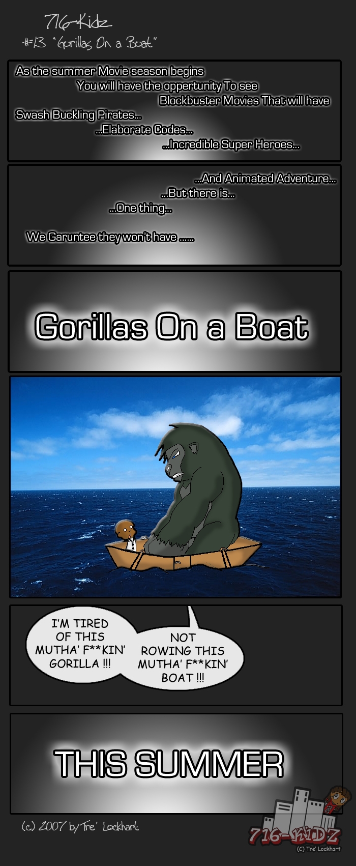 #13 Gorillas on a Boat