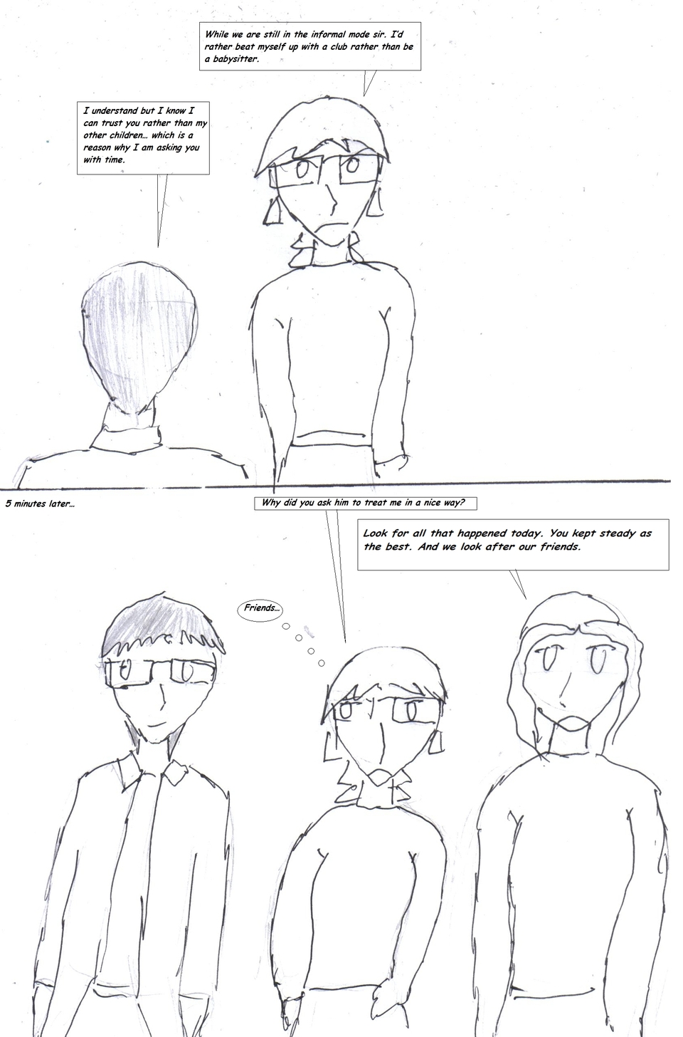 Well she didn't panic